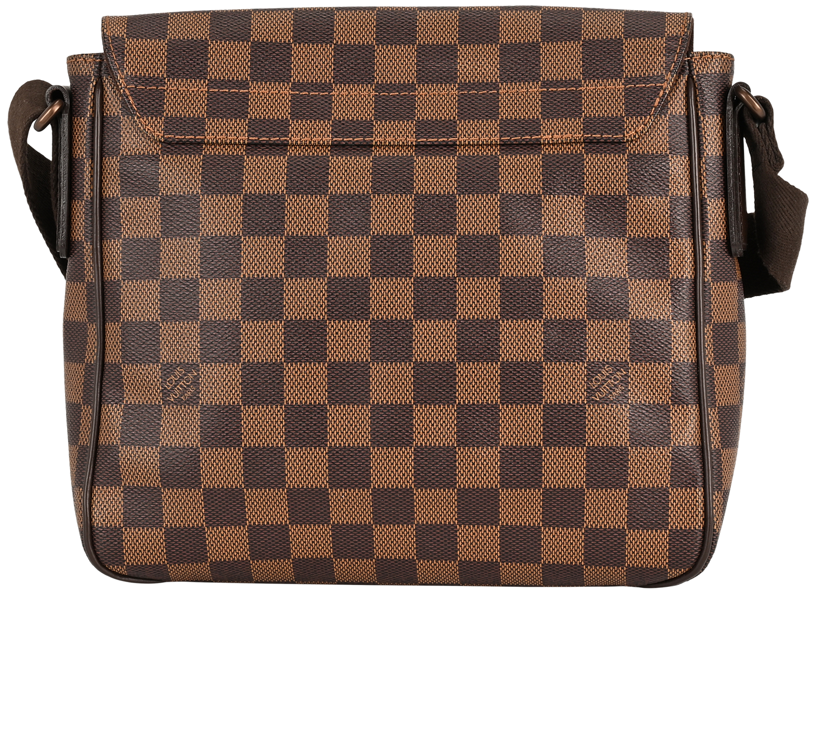 District PM Messenger, &pound;575, Handbags, Brown, Canvas, Back view